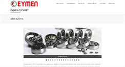 Desktop Screenshot of eymenltd.com